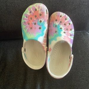 Pastel Tie Dye Crocs